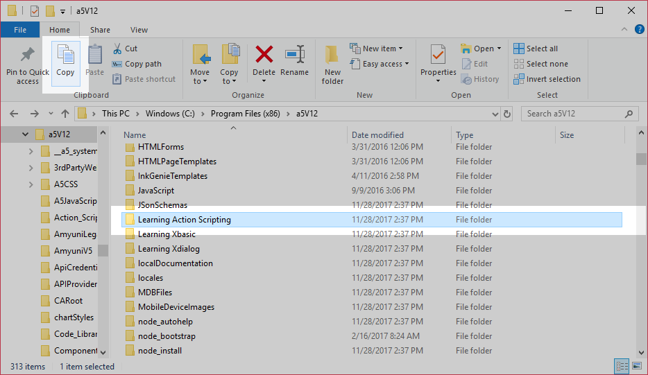 Copy Workspace